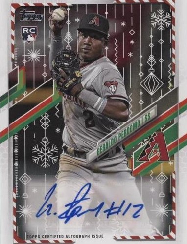 2021 Topps Holiday - Geraldo Perdomo #WHA-GP