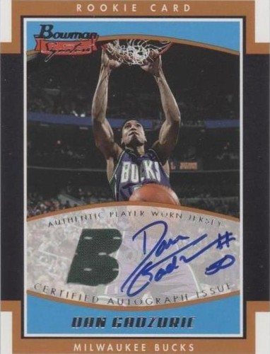 2002-03 Bowman Signature - Dan Gadzuric #SE-DGA