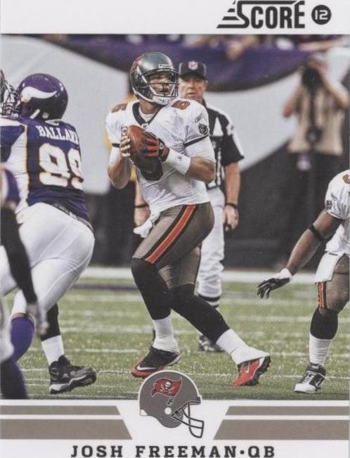 2012 Score Josh Freeman #126