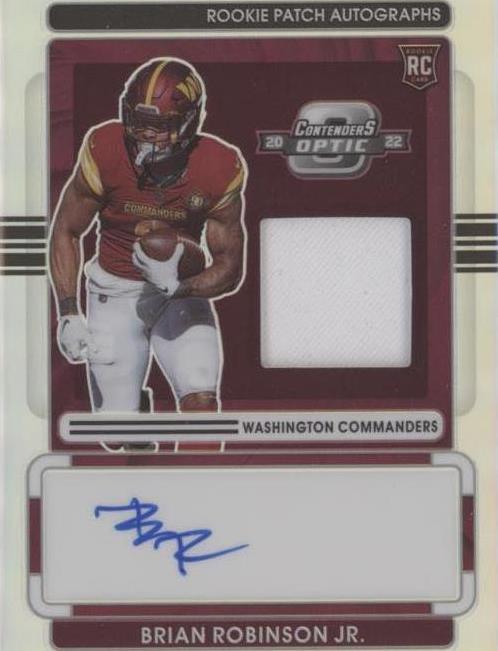 2022 Panini Contenders Optic Brian Robinson Jr. #RPA-BR