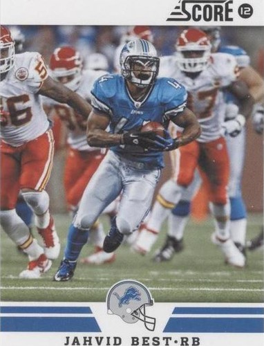 2012 Score Jahvid Best #54