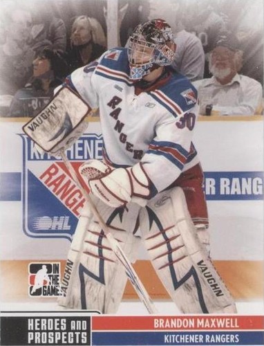 2009-10 In the Game Heroes and Prospects - Brandon Maxwell #143