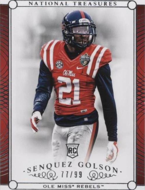 2015 Panini National Treasures College Senquez Golson #192