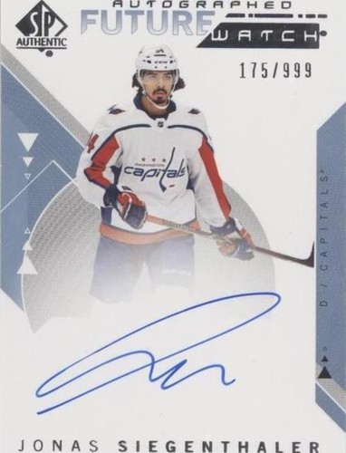 2018-19 SP Authentic - Jonas Siegenthaler #223