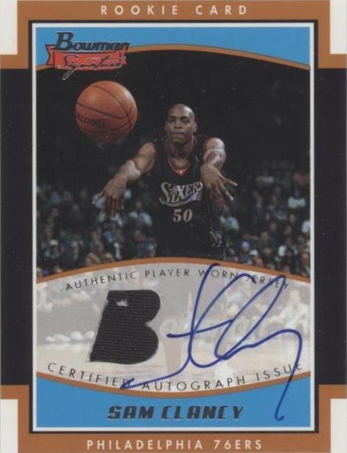 2002-03 Bowman Signature - Sam Clancy #SE-SC