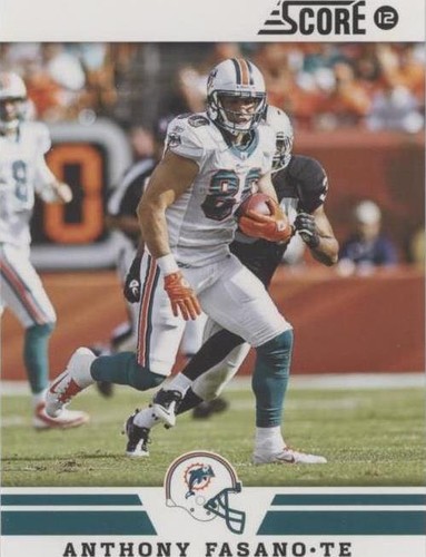 2012 Score Anthony Fasano #254