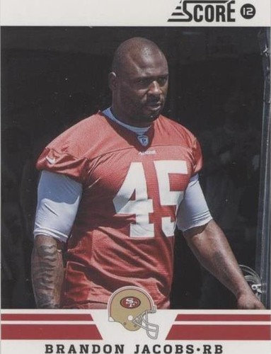 2012 Score Brandon Jacobs #33