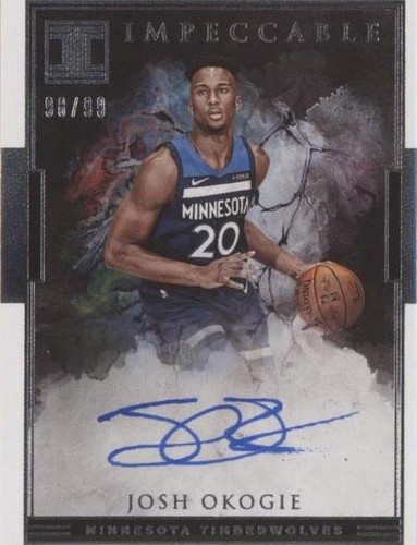 2018-19 Panini Impeccable - Josh Okogie #IR-JOK