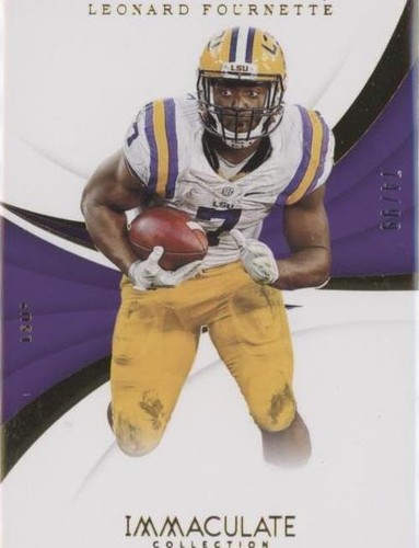 2018 Panini Immaculate Collection Collegiate Leonard Fournette #26
