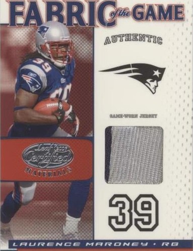 2007 Leaf Certified Materials Laurence Maroney #FOG-56