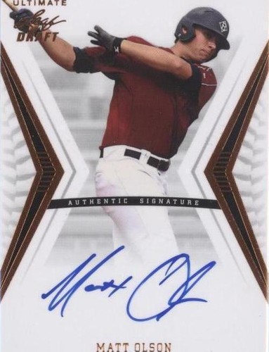 2012 Leaf Ultimate Draft - Matt Olson #BA-MO1