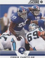 2012 Score Chris Canty #132