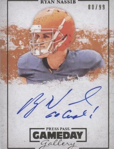 2013 Press Pass Ryan Nassib #GG-RN