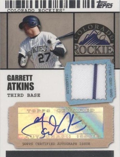 2009 Topps Ticket To Stardom - Garrett Atkins #TSAR-GA