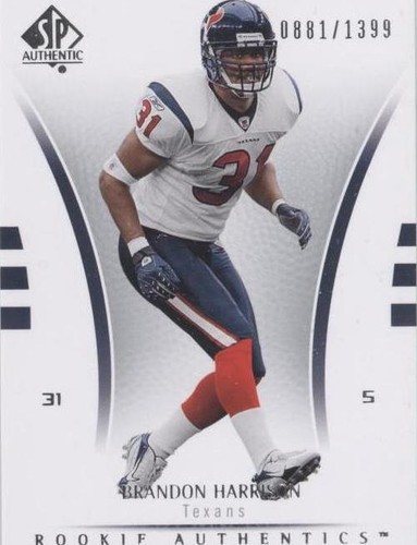 2007 SP Authentic Brandon Harrison #129