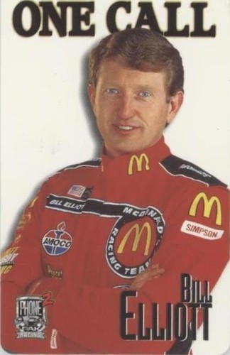 1997 Finish Line Phone Pak Racing 2 Phone Cards - Bill Elliott #2