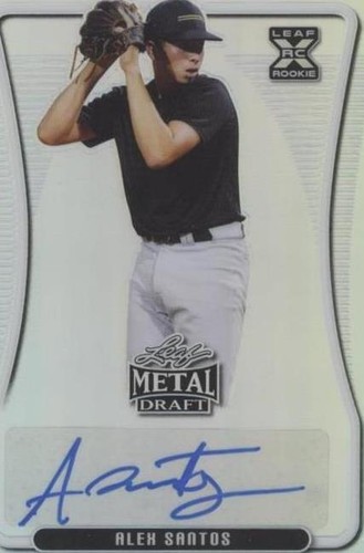 2020 Leaf Metal Draft - Alex Santos #BA-AS2