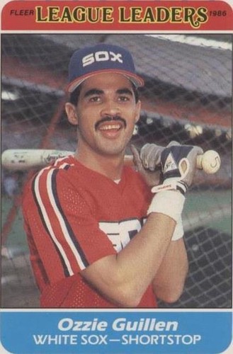 1986 Fleer Major League Leaders - Ozzie Guillen #17