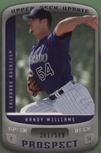 2005 Upper Deck Update - Randy Williams #155