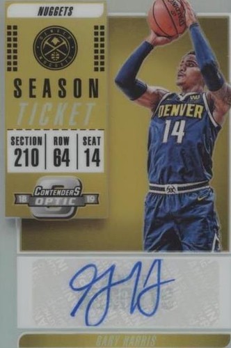 2018-19 Panini Contenders Optic - Gary Harris #VT-GHS