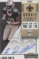 2018 Panini Contenders Tre'Quan Smith #127