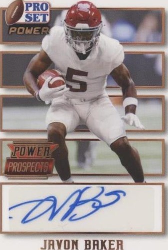 2021 Leaf Pro Set Power Javon Baker #PP-JB1