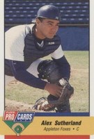 1994 Fleer ProCards Minor League - Alex Sutherland #1058