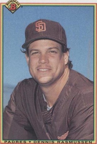 1990 Bowman - Dennis Rasmussen #205