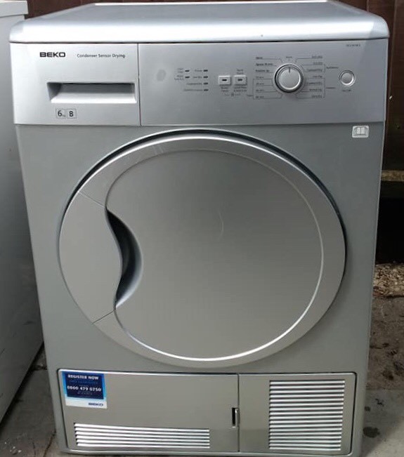 Beko 6kg silver condenser tumble dryer in Leicester, Leicestershire