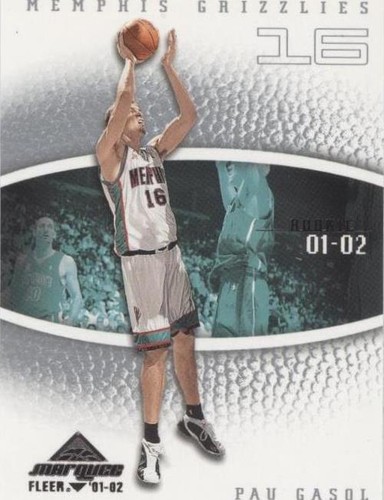 2001-02 Fleer Marquee - Pau Gasol #108