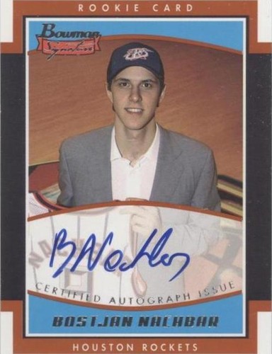 2002-03 Bowman Signature - Bostjan Nachbar #SE-BN