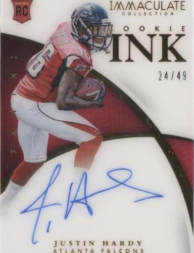 2015 Panini Immaculate Collection Justin Hardy #RI-HA