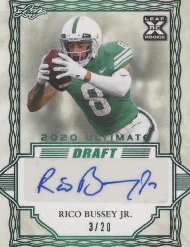 2021 Leaf Ultimate Draft Rico Bussey Jr. #BA-RBJ