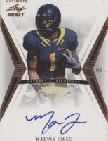 2012 Ultimate Leaf Draft Marvin Jones #MJ1