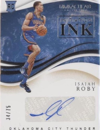 2019-20 Panini Immaculate Collection - Isaiah Roby #INI-IRB