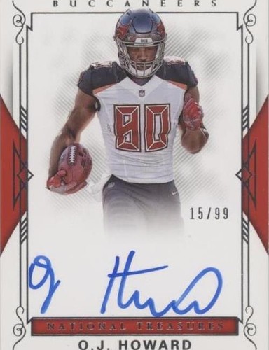 2017 Panini National Treasures O.J. Howard #RS-OJH