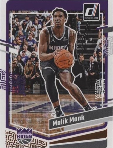 Malik Monk 2023-24 Panini Phoenix Teal Lazer Card #38