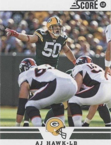 2012 Score A.J. Hawk #2