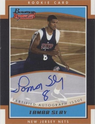 2002-03 Bowman Signature - Tamar Slay #SE-TS