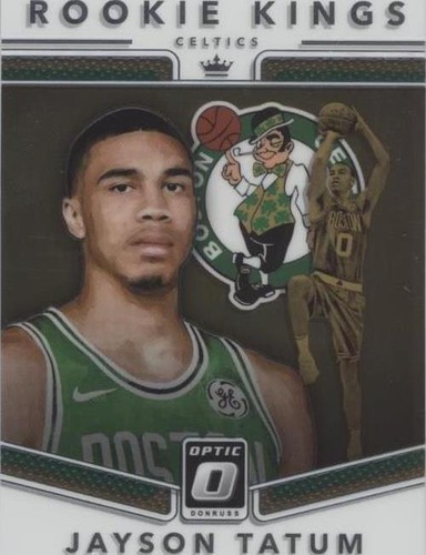 Jayson Tatum 2017-18 Panini Donruss Optic Shock #198 Rookie