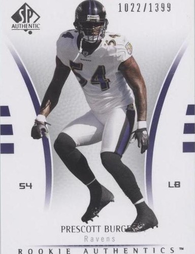2007 SP Authentic Prescott Burgess #143