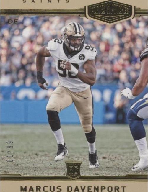 2018 Panini Plates & Patches Marcus Davenport #135