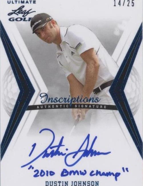 2012 Leaf Ultimate - Dustin Johnson #BA-DJ1