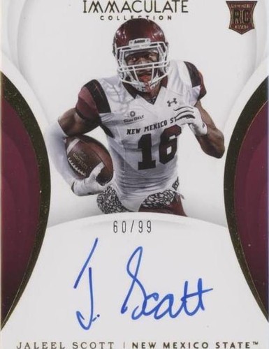 2018 Panini Immaculate Collection Collegiate Jaleel Scott #151