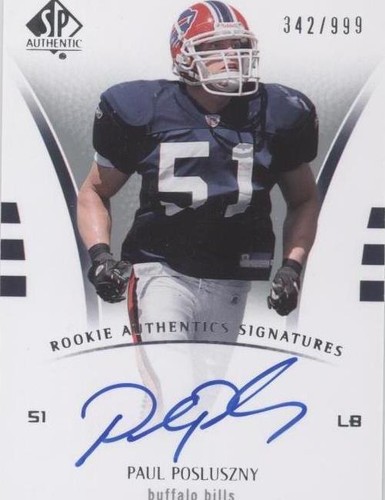 2007 SP Authentic Paul Posluszny #234