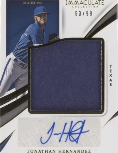 2021 Panini Immaculate Collection - Jonathan Hernandez #J-JH