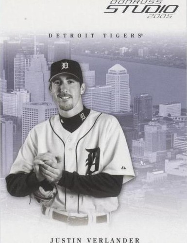 2005 Donruss Studio - Justin Verlander #114