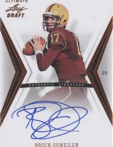 2012 Ultimate Leaf Draft Brock Osweiler #BO1