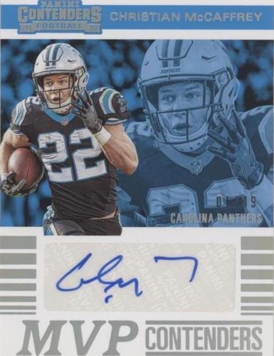2019 Panini Contenders Christian McCaffrey #MVP-CM