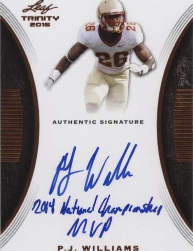 2015 Leaf Trinity P.J. Williams #TS-PJW